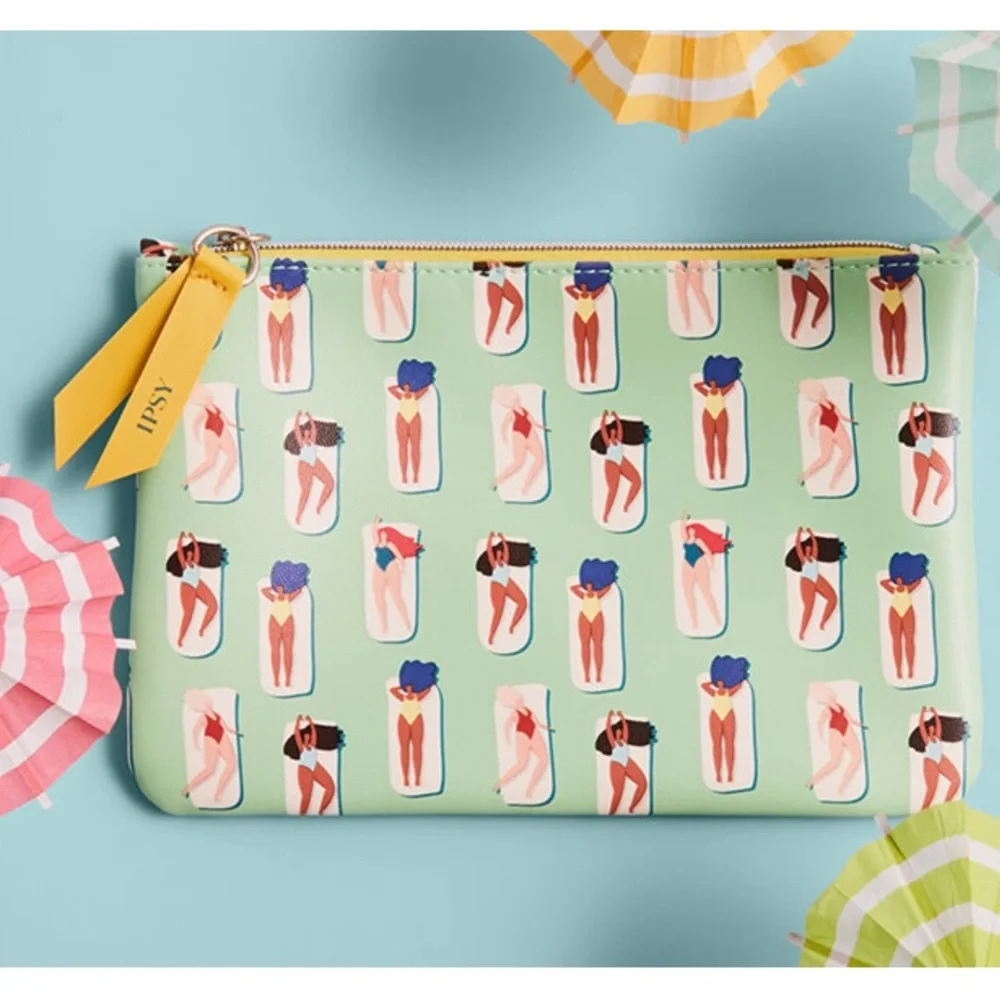 Ipsy Summer Pool Theme Glam Cosmetic Bag